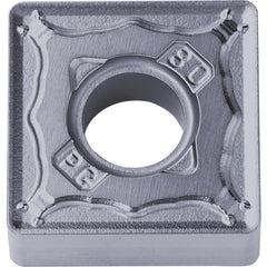 SNMG 432 PG PR1535, 1/32″ Corner Radius, 3/16″ Thick, 1/2″ Inscribed Circle, MEGACOAT NANO, Square, Turning Indexable Insert - Exact Industrial Supply