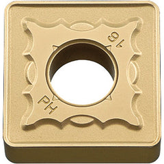 SNMG 433 PH CA515, 3/64″ Corner Radius, 3/16″ Thick, 1/2″ Inscribed Circle, TiCnulll2O3/TiN, Square, Turning Indexable Insert - Exact Industrial Supply