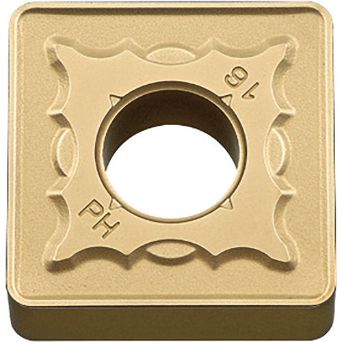 SNMG 434 PH CA515, 1/16″ Corner Radius, 3/16″ Thick, 1/2″ Inscribed Circle, TiCnulll2O3/TiN, Square, Turning Indexable Insert - Exact Industrial Supply