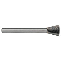 6.4mm EdgeHog Back Taper Miniature Carbide Bur SN-51M Standard - Benchmark Tooling