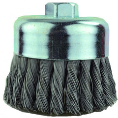 ‎4″ × 5/8″-11-0.020″ Wire - Cup Brush - Benchmark Tooling