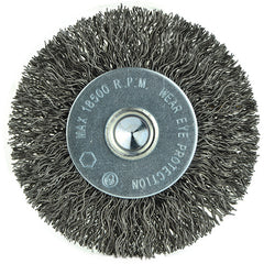 ‎3″ Diameter-1/4″ Shank-0.014″ Wire - Cup Brush - Benchmark Tooling