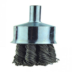 ‎3/4″ Diameter-1/4″ Shank-0.014″ Wire - End Brush - Benchmark Tooling