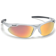 Safety Glasses - Avante, Silver Frame, Ice Org Mirror Lens - Benchmark Tooling