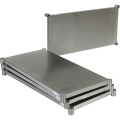 Stainless Steel Shelving Kit 48 × 24″ - Exact Industrial Supply