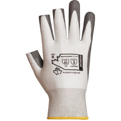 Open-finger design offers optimal blend of dexterity and cut protection