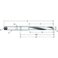 24010H-4IS-45 T-A® Spade Blade Holder - Helical Flute- Series 1 - Benchmark Tooling
