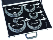 #ST444.1CXRLZ   0 - 6" / 0-150mm .0001 Graduation Micrometer Set - Benchmark Tooling