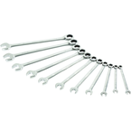 STEELMAN PRO 11-Piece Standard 144-Tooth Ratcheting Wrench Set - Benchmark Tooling