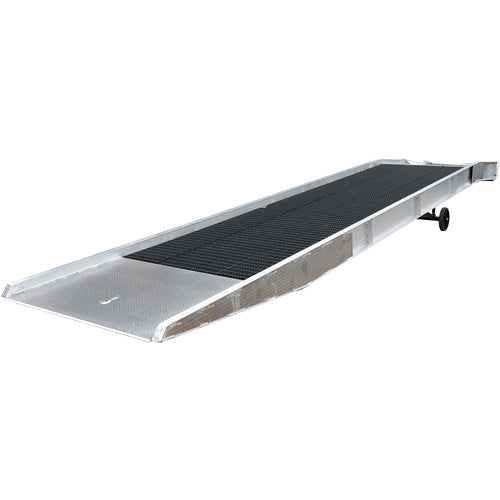 Alum Yard Ramp Steel Grating 86″ × 36 Ft - Exact Industrial Supply