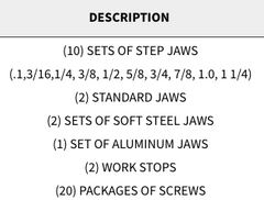 Snap Jaws - Advanced 6" Set - Part #  6PKG-100 - Benchmark Tooling