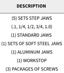 Snap Jaws - Basic 6" Set - Part #  6PKG-001 - Benchmark Tooling