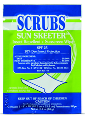 SUN SKEETERâ„¢ Insect Repellent & Sunscreen Wipes - PackageÂ of 100 - Benchmark Tooling