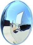 26" Dia. 3/4 Dome Mirror For Outside Corner- Polycarbonate - Benchmark Tooling