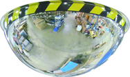 48" Full Dome Mirror With Safety Border - Benchmark Tooling