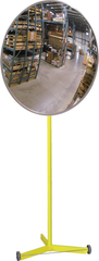 30" Convex Mirror With Portable Stand - Benchmark Tooling