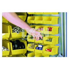 4 1/8″ × 5 3/8″ × 3″ - Yellow Small Plastic Bin - Benchmark Tooling