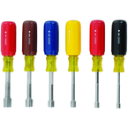 STANLEY® 6 Piece Vinyl Grip Fractional Nut Driver Set - Benchmark Tooling