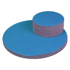 24" x No Hole - 40 Grit - PSA Sanding Disc - Blue Zirc-Cloth - Benchmark Tooling
