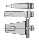 2MT x 7/8-20 Thread Tapping Attachment Shank - Benchmark Tooling
