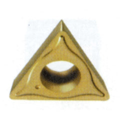TCMT 32.52 M51 PT1115, 0.032'Ä≥ Corner Radius, 0.156'Ä≥ Thick, 3/8'Ä≥ Inscribed Circle, TiN|TiCN|Al2O3|TiN, Triangle, Turning Indexable Insert - Benchmark Tooling