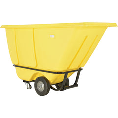 Medium Duty Tilt Truck 1/2 Cu Yd Yellow - Exact Industrial Supply