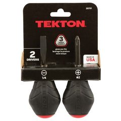 2 Piece Stubby Screwdriver Set - Benchmark Tooling