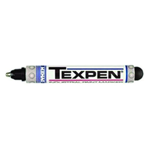 Texpen Medium Marker - Stainless Steel Ball Tip - Black - Benchmark Tooling