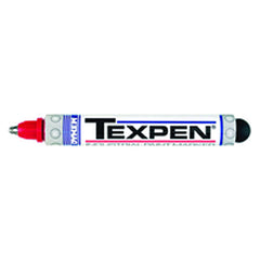 Texpen Medium Marker - Stainless Steel Ball Tip - Red - Benchmark Tooling