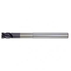 3/8x3/8x1/2x1-7/8x4 .030R 4FL Carbide End Mill-Round Shank-TiAlN - Benchmark Tooling