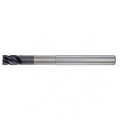 3/8x3/8x1/2x1-7/8x4 .030R 4FL Carbide End Mill-Round Shank-TiAlN - Benchmark Tooling