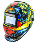 #41289 - Solar Powered Auto Darkening Welding Helment; Forge Head Graphics - Benchmark Tooling