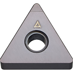 TNGA 3305 SE KBN25M, 0.0079″ Corner Radius, 3/16″ Thick, 3/8″ Inscribed Circle, MEGACOAT, Triangle, Turning Indexable Insert - Exact Industrial Supply