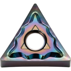 TNMG 332 AH PDL025, 1/32″ Corner Radius, 3/16″ Thick, 3/8″ Inscribed Circle, C, Triangle, Turning Indexable Insert - Exact Industrial Supply
