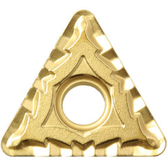 TNMG 433 CQ CA5525, 3/64″ Corner Radius, 3/16″ Thick, 1/2″ Inscribed Circle, TiCnulll2O3/TiN, Triangle, Turning Indexable Insert - Exact Industrial Supply