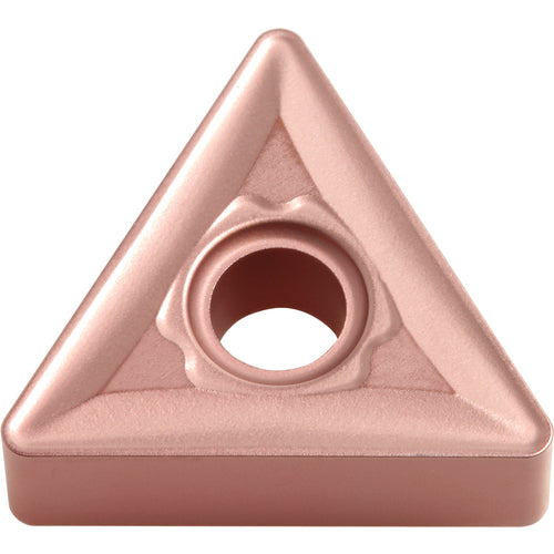 TNMG 332 C CA315, 1/32″ Corner Radius, 3/16″ Thick, 3/8″ Inscribed Circle, TiCnulll2O3/Ti, Triangle, Turning Indexable Insert - Exact Industrial Supply