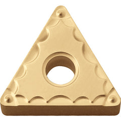 TNMG 331 GP PV720, 1/64″ Corner Radius, 3/16″ Thick, 3/8″ Inscribed Circle, TiCN (MEGACOAT NANO), Triangle, Turning Indexable Insert - Exact Industrial Supply