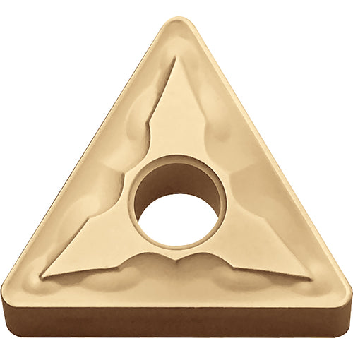 TNMG 332 GS CA5525, 1/32″ Corner Radius, 3/16″ Thick, 3/8″ Inscribed Circle, TiCnulll2O3/TiN, Triangle, Turning Indexable Insert - Exact Industrial Supply