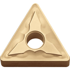 TNMG 332 GS CA5525, 1/32″ Corner Radius, 3/16″ Thick, 3/8″ Inscribed Circle, TiCnulll2O3/TiN, Triangle, Turning Indexable Insert - Exact Industrial Supply