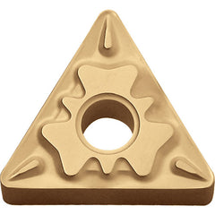 TNMG 331 HQ CA515, 1/64″ Corner Radius, 3/16″ Thick, 3/8″ Inscribed Circle, TiCnulll2O3/TiN, Triangle, Turning Indexable Insert - Exact Industrial Supply