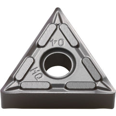 TNMG 331 MQ PR005S, 1/64″ Corner Radius, 3/16″ Thick, 3/8″ Inscribed Circle, MEGACOAT HARD, Triangle, Turning Indexable Insert - Exact Industrial Supply