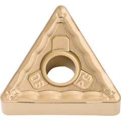 TNMG 332 PG CA525, 1/32″ Corner Radius, 3/16″ Thick, 3/8″ Inscribed Circle, TiCnulll2O3/TiN, Triangle, Turning Indexable Insert - Exact Industrial Supply