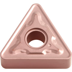 TNMG 333 PH CA320, 3/64″ Corner Radius, 3/16″ Thick, 3/8″ Inscribed Circle, TiCnulll2O3/Ti, Triangle, Turning Indexable Insert - Exact Industrial Supply