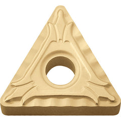 TNMG 331 XP CA510, 1/64″ Corner Radius, 3/16″ Thick, 3/8″ Inscribed Circle, TiCnulll2O3/TiN, Triangle, Turning Indexable Insert - Exact Industrial Supply