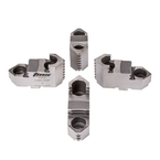 Hard Top Jaws for Scroll Chuck 5" 4-Jaw 4 Pc Set - Benchmark Tooling