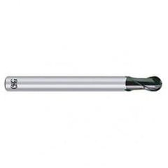 10mm Dia. - 80" OAL - Carbide - Ball End HP End Mill-2 FL - Benchmark Tooling