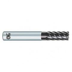 6mm x 6mm x 13mm x 50mm 6Fl 0.5mm C/R Carbide End Mill - EXO - Benchmark Tooling