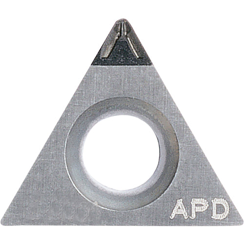 TPMT 222 AP KPD001, 1/32″ Corner Radius, 1/8″ Thick, 1/4″ Inscribed Circle, 60 Degree Triangle, Turning Indexable Insert