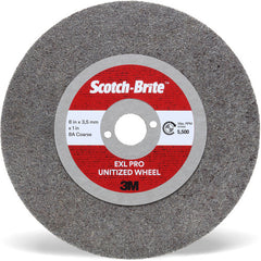 Scotch-Brite EXL PRO Unitized Wheel EX-UW 8A Coarse 3″ × 4.5 mm × 3/8″