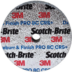 Scotch-Brite Deburr and Finish Pro Unitized Wheel 3″ × 1/4″ × 1/4″ 8C CRS+